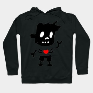 The Last Zombie Boy with a warm heart Hoodie